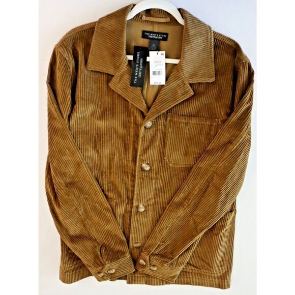 The Men's Store Bloomingdale's T2203 Sz XL Light Brown Corduroy Chore Jacket$328 - Picture 9 of 9